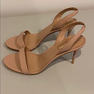 BRAND NEW - Aquazzura “So Nude” 85mm Napa Leather